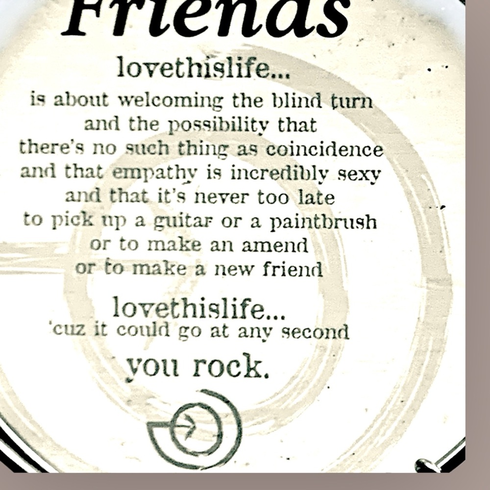 Love This Life stainless steel eternal friendship adjustable Charm Bracelet - Picture 4 of 5